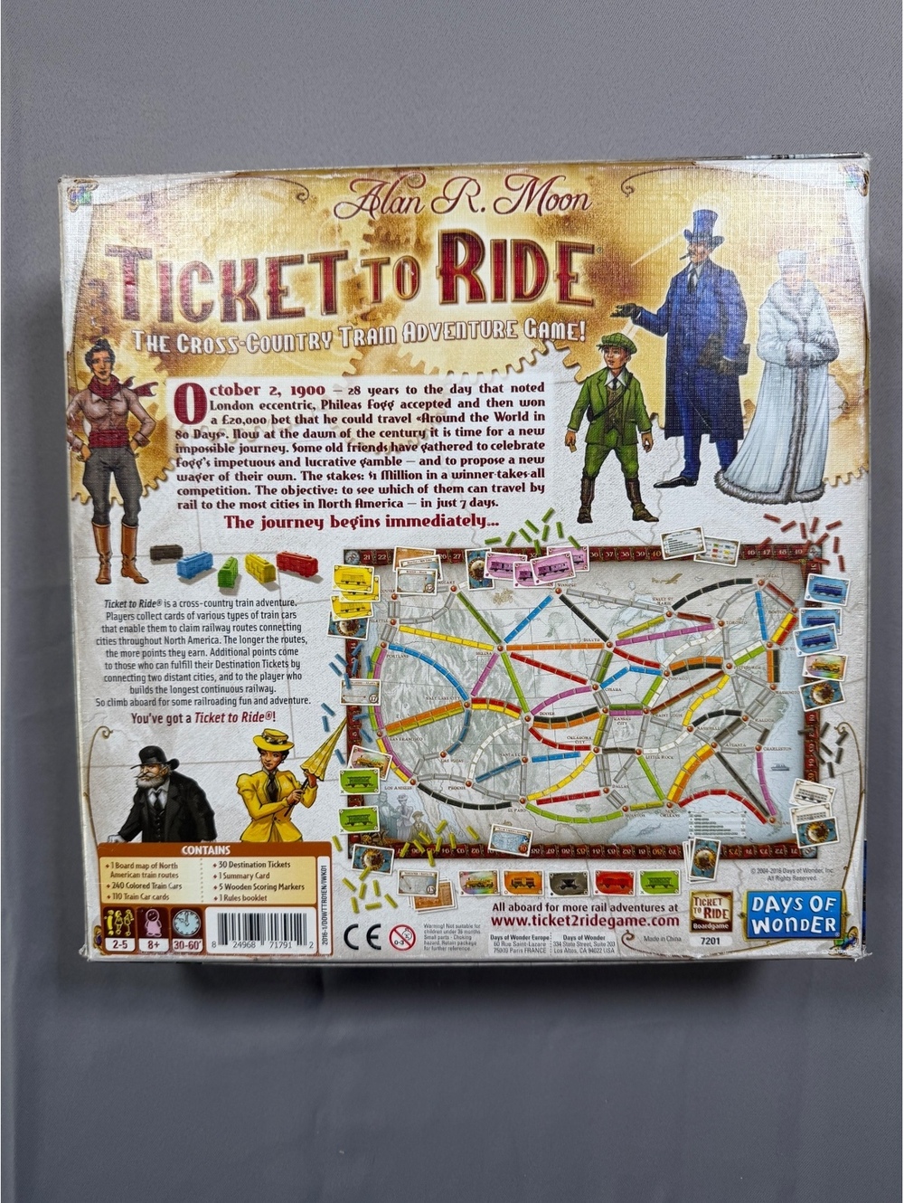 Ticket to Ride Alan R Moon board game - Picture 3 of 4